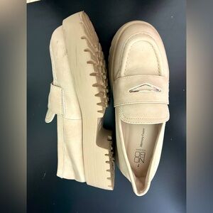 Y2K No Boundaries size 7.5 chunky lug sole penny loafer memory foam shoes